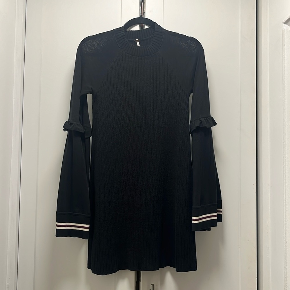 free people knit sweater mini dress (size S)